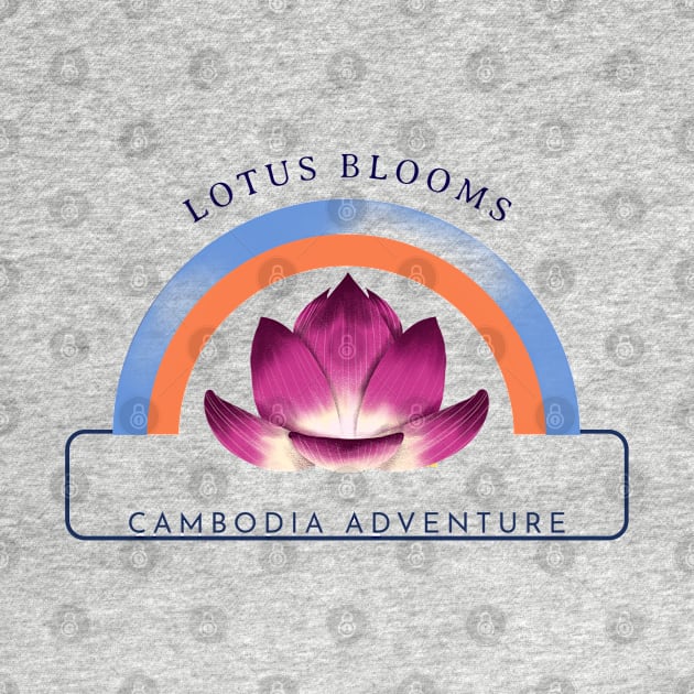 Khmer Cambodian Lotus Blooms Cambodia Adventure by KhmeRootz